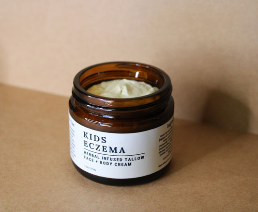 Kids Eczema Herbal Infused Tallow Face + Body Cream